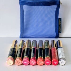 Fun And Bold SeneGence Pinks LipSense Collection 7 Colours + 1 Gloss With Pouch